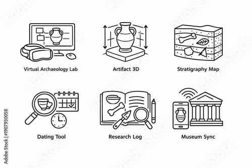 Innovative virtual archaeology tools for artifact study and museum integration