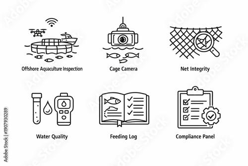Offshore aquaculture inspection technology and monitoring tools