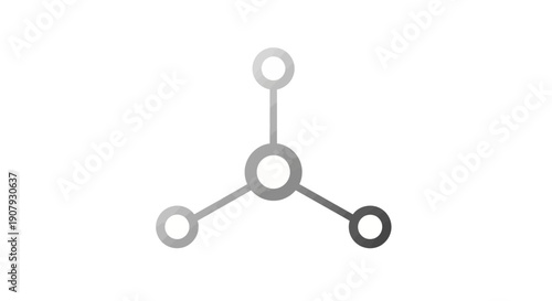 Abstract illustration of a network diagram showing connections and relationships in shades of gray