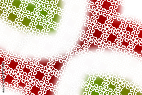 Luxurious batik flower line art pattern of indonesian culture traditional