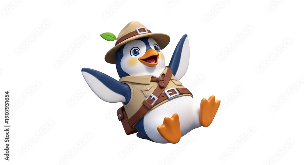Obraz premium slot game character in white background