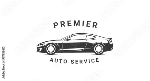Luxury Sports Car Logo Design.