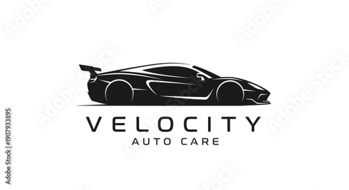 Luxury Sports Car Logo Design.