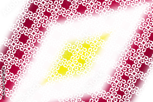 Luxurious batik flower line art pattern of indonesian culture traditional