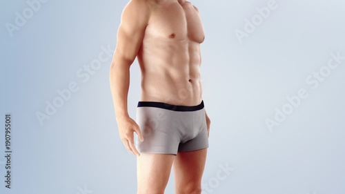 Burn belly fat, lose weight, man fitness and body shaping by fat cell burning, well-defined muscle lines, obese people become slimmer and healthy, body management solution, 3d rendering.Alpha channel.