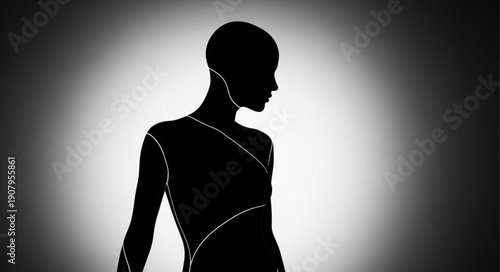 silhouette of a woman
