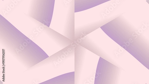 A geometric pattern of intersecting pink and purple planes with shadows, on a white background