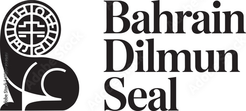 Bahrain dilmun seal illustration representing ancient mesopotamian civilization and gulf heritage