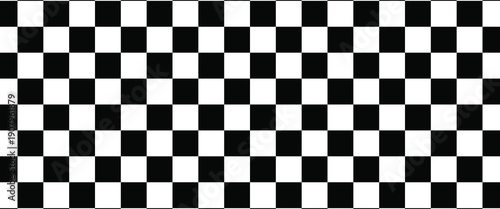 Black and white checkered pattern, Checkerboard seamless pattern,eps.10