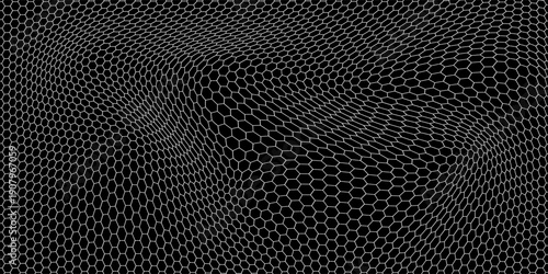 Black wired mesh texture isolated on white background.
