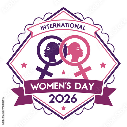 International Women’s Day 2026 Vector Icons and Logos