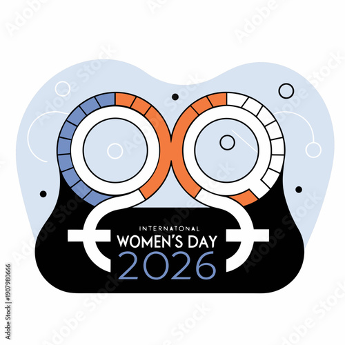 International Women’s Day 2026 Vector Icons and Logos