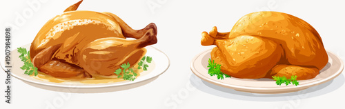 Roasted Delight: A Golden Feast