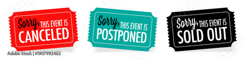 This event is Cancelled, This event is Postponed, This event is Sold out	