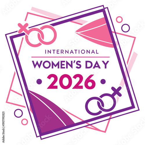 International Women’s Day 2026 Vector Icons and Logos