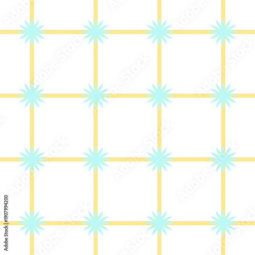 seamless pattern with yellow flowers