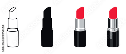 Red lipstick evolution: monochrome to vibrant glamour
