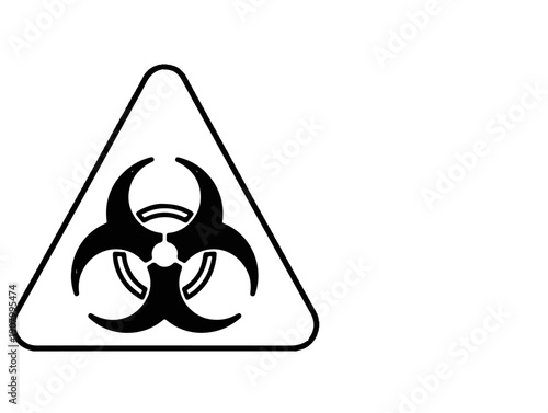 Warning symbol for biohazard