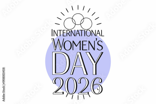 International Women’s Day 2026 Vector Icons and Logos