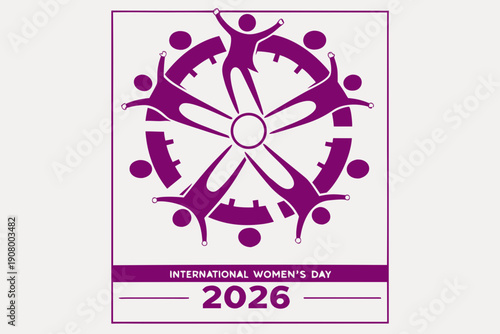 International Women’s Day 2026 Vector Icons and Logos