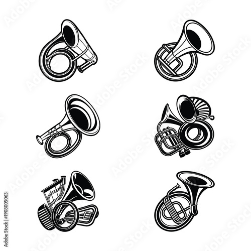 Sousaphone Outline SVG Bundle