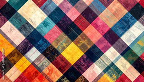 Colorful Abstract Geometric Pattern Background