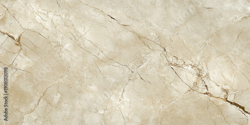 Classic Beige Marble Slab with Organic Patterns. High-Resolution Marble Texture for Tiles and Flooring