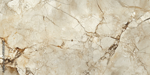 Natural Marble Texture with Soft Golden Veining. Premium Marble Background for Architecture and Decor