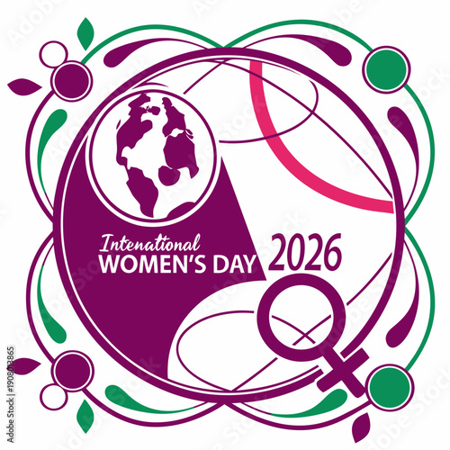 International Women’s Day 2026 Vector Icons and Logos
