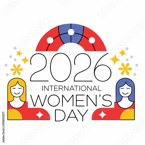 International Women’s Day 2026 Vector Icons and Logos