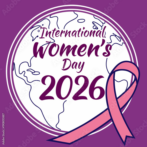 International Women’s Day 2026 Vector Icons and Logos