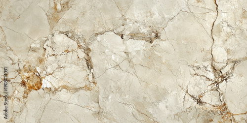 Polished Light Brown Marble Stone Surface. Luxury Marble Background with Warm Earthy Veins