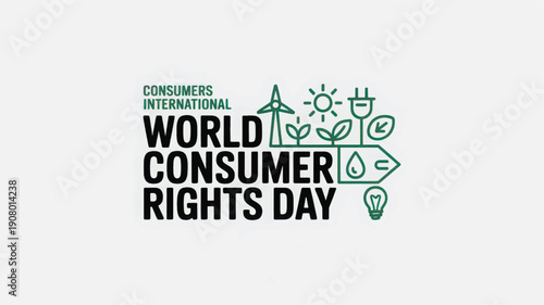 Consumers International World Consumer Rights Day graphic illustration of global consumer protection