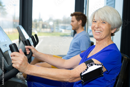 Slika na platnu concept of senior gym equipment