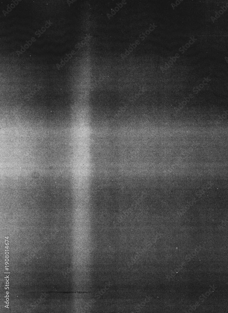 Fototapeta premium Photocopy Paper Texture, Vintage Grunge Overlay, Scanned Document Effect, Rough Noise Background, Aged Monochrome Pattern, Distressed Print Design, Torn Paper Surface, Retro Scan Lines