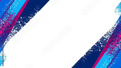 
Abstract background with clean white diagonal space and blue paint texture in a minimalist brush style that brings a modern and fresh feel to sports designs