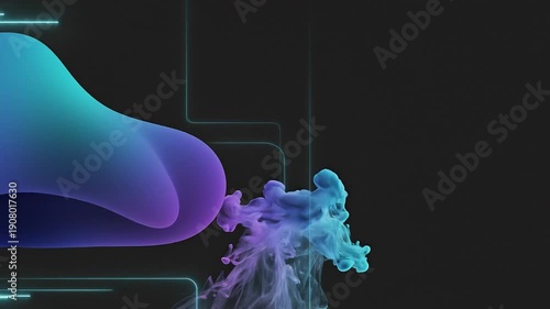 We’ll Be Right Back Streaming Animation with Subtle Grid Background