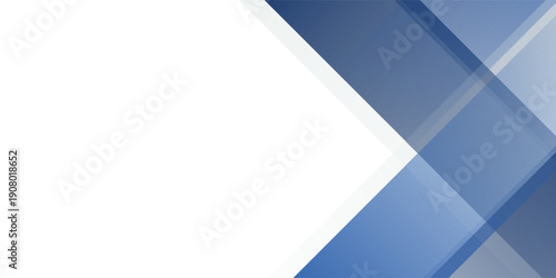Abstract Blue light gradient triangle geometric Border copy space business background