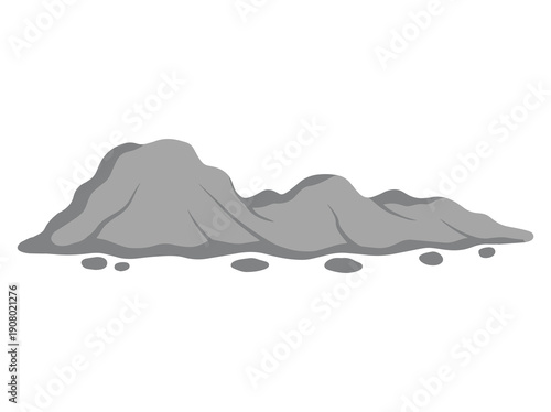 Pile Cigarette Smoke Ash Illustration
