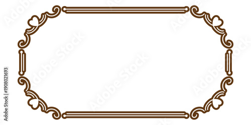 ハートのエレガントなフレーム