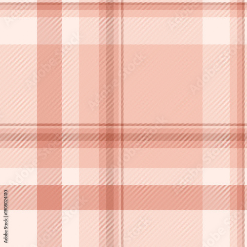 Cultural background plaid fabric, classy pattern seamless tartan. Bedroom textile vector check texture in red and light colors.