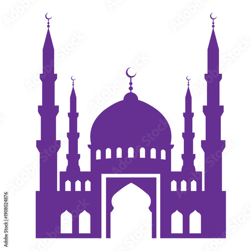islamic mosque icon symbol silhouette