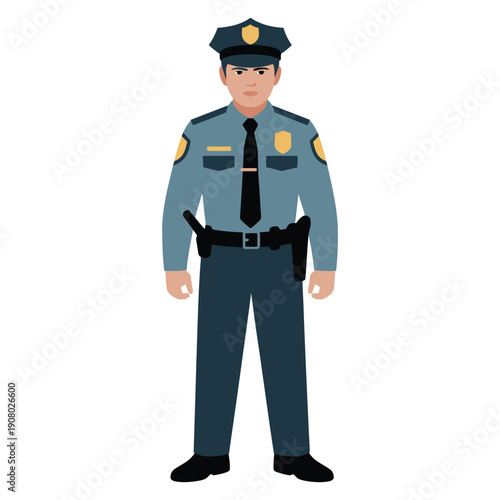 police officer with a gun