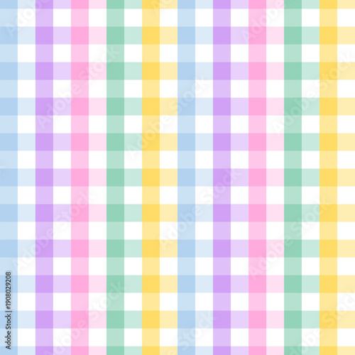 pastel gingham fabric by katie_k on spoonflower - custom fabric