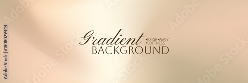 Soft beige background with pastel gradation and silky texture, subtle gradient waves in beige tones, modern off style with gentle gradation and gradient.