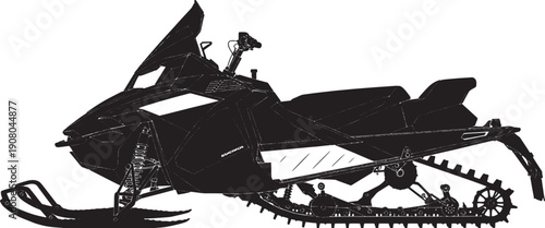 Snowmobile vehicle for winter sports and outdoor recreation activities