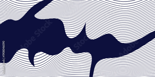 White and blue modern futuristic background with abstract waves. for banner background design, products, presentations, screen printing, animation, covers