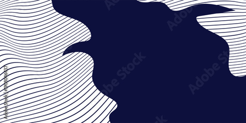 White and blue modern futuristic background with abstract waves. for banner background design, products, presentations, screen printing, animation, covers