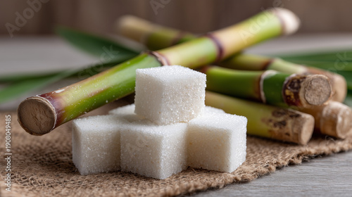 Sugarcane and Sugar Cubes: ...