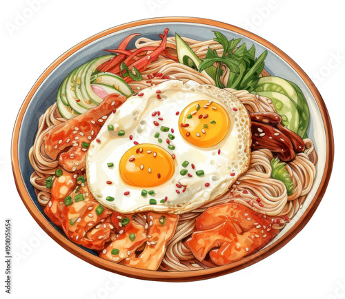 PNG Gamjatang spaghetti noodle pasta.